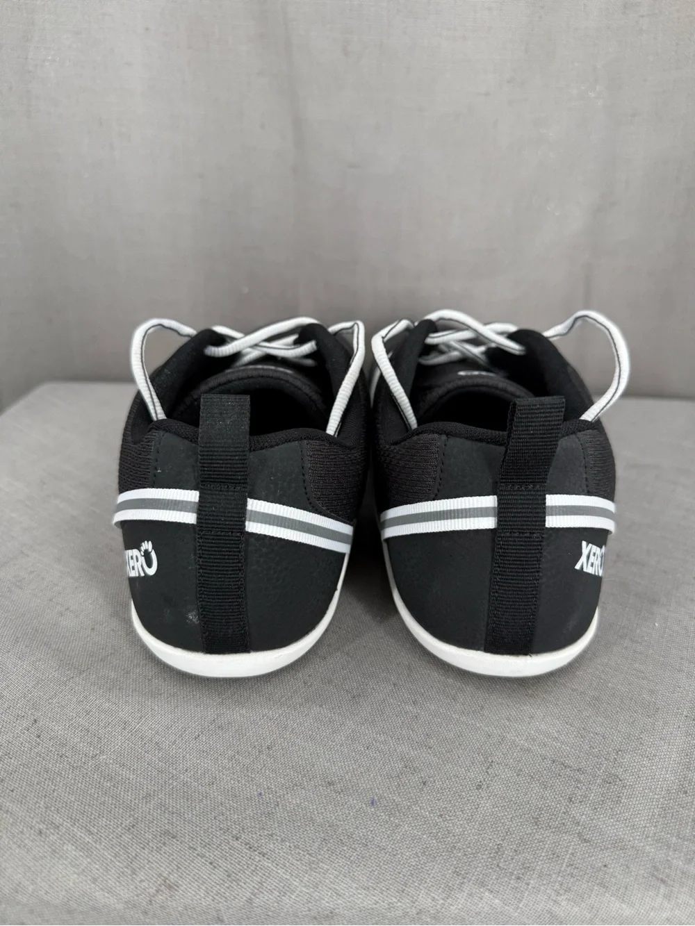 Xero Shoes Men’s Prio Barefoot Minimalist Athletic Sneaker Black White Size 11